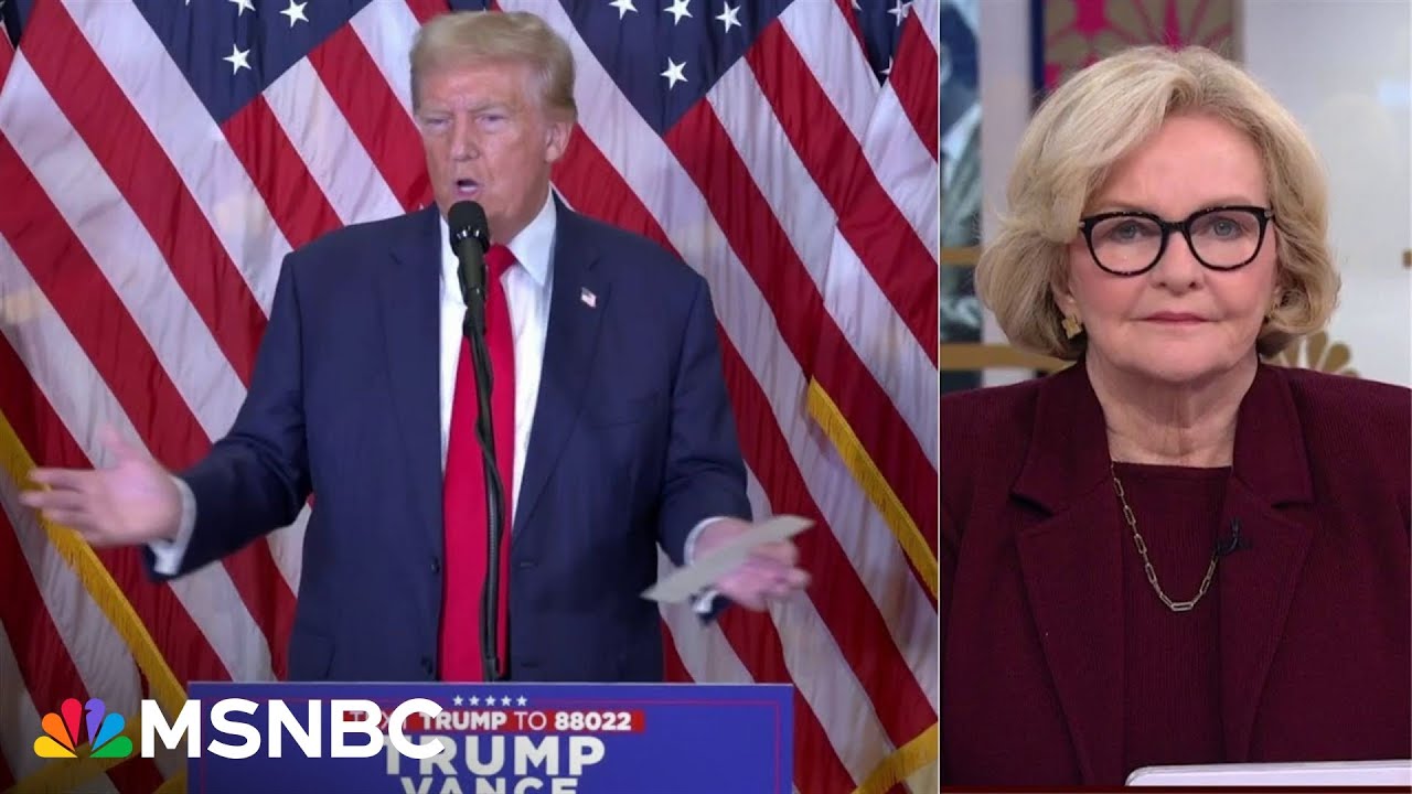 Claire McCaskill: 'What Trump said over the weekend deserves a head...